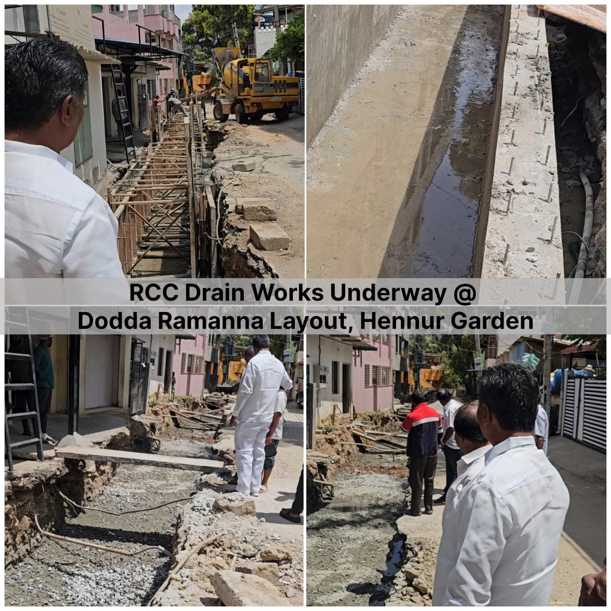KJGeorgeOffice's tweet photo. #SarvagnagarConstituency | Development in Action 🚧

#WorkUpdate: Under the guidance of Hon’ble Minister for Energy &amp; Tourism and Sarvagnagar MLA, Shri @thekjgeorge Ji, RCC drain work is underway at Dodda Ramanna Layout, Hennur Gardens.

#WeWorkForYou https://t.co/vPaz7KPHYX