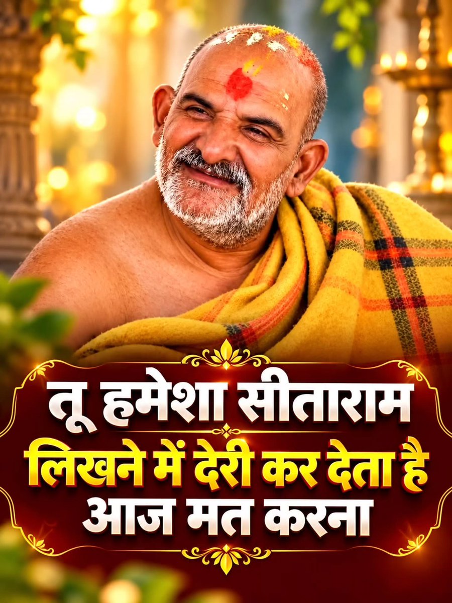 DhamKainchi's tweet photo. 🌸जय सीताराम जय गुरुदेव 🌸 https://t.co/lYrMSsCV82