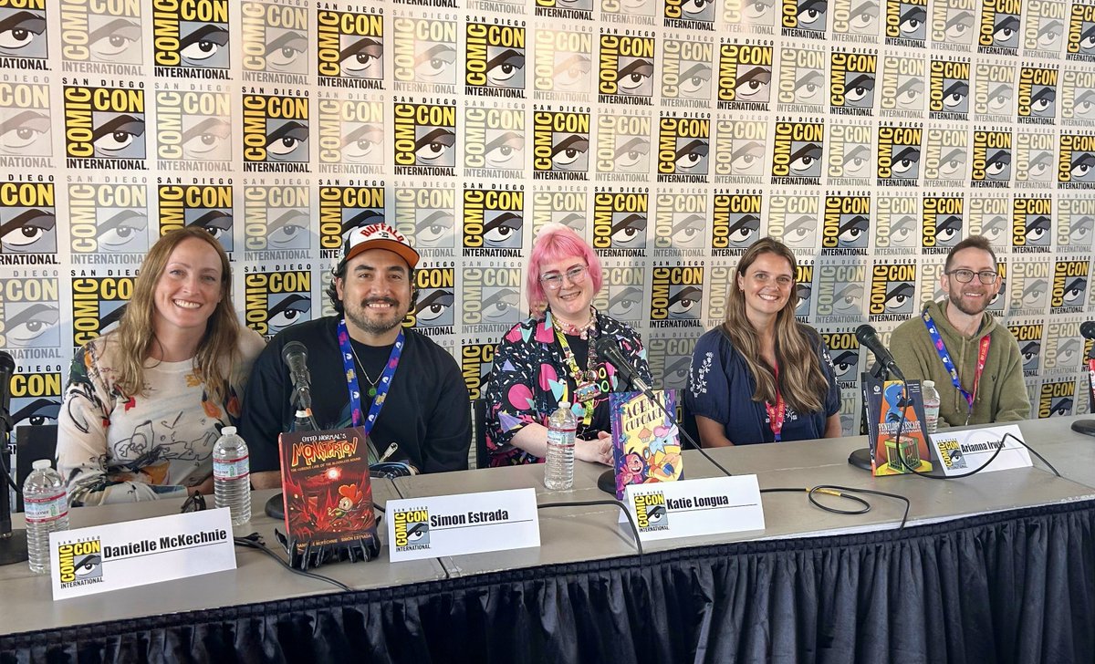 CBCBook's tweet photo. The CBC Graphic Novel Committee presented 3 great panels this year at San Diego Comic-Con 2026, which were recorded and are now live on our website!

Check them out: https://t.co/Ya4jfShTdb https://t.co/d1elrH35ek
