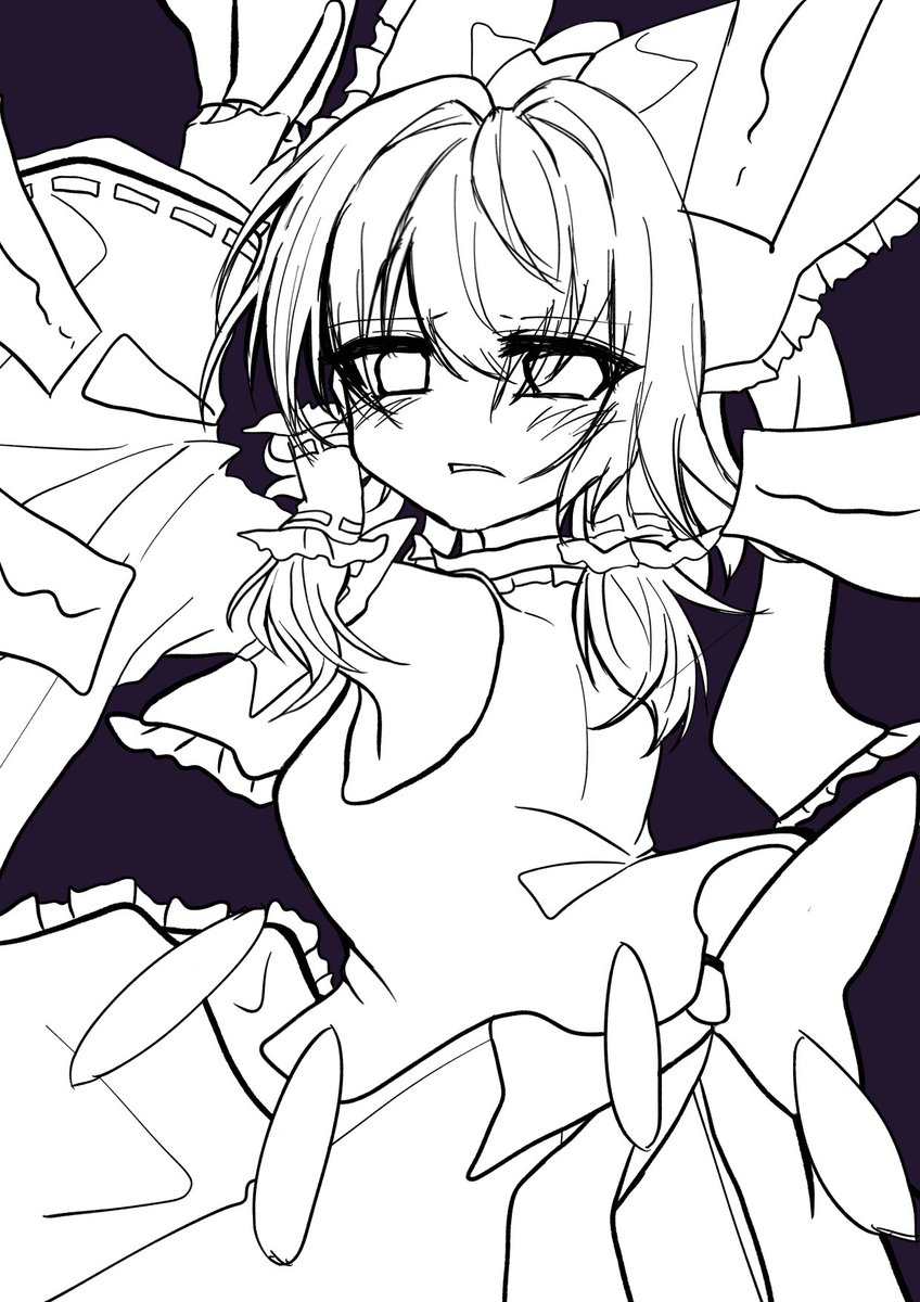 Amanemito22's tweet photo. 深夜にやほ〜
霊夢描いてるよ〜✨☯️ https://t.co/IJ5POdU8JV