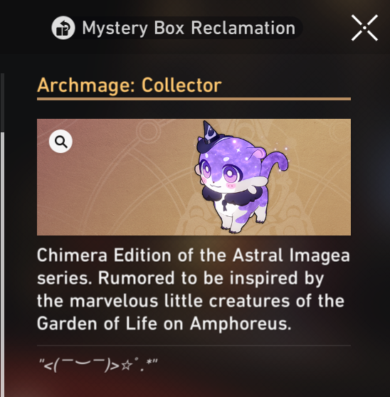 flowermutt's tweet photo. @jingrenIvr Have: Collector herta
Want: Collector Blade or Collector Phainon 
NA 600857514 https://t.co/5NJbrDn038