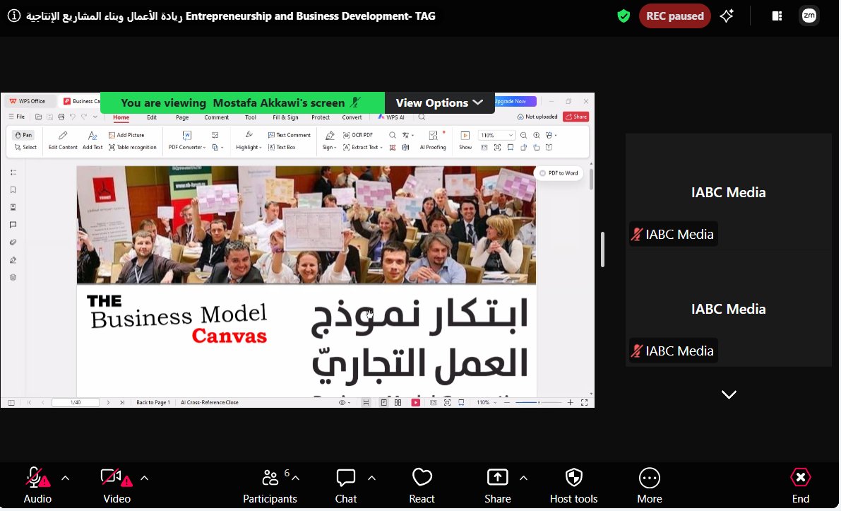 IABCMedia's tweet photo. 📣 من دورة ريادة الأعمال وبناء المشاريع الإنتاجية
Entrepreneurship &amp; Business Development

📌 التسجيل ما زال متاحًا للحضور المباشر أو التسجيل المسجّل.

📲 للاستفسار: +96170618278 واتساب

#IABC #ريادة_الأعمال #تطوير_الأعمال #Entrepreneurship https://t.co/s7EldEgfN7