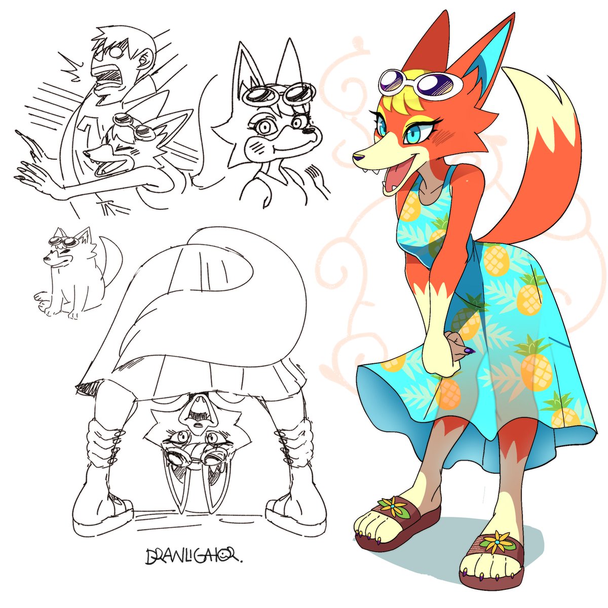 drawligator's tweet photo. 🦊💖🏖️ [repost] https://t.co/GOOiuwv0O9
