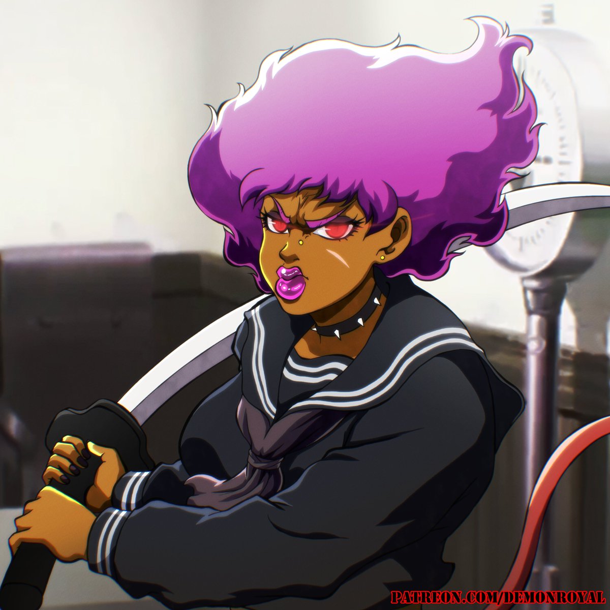 demongraphixart's tweet photo. Hazel as Saya from Blood The Last Vampire https://t.co/iqPQoqxYsj