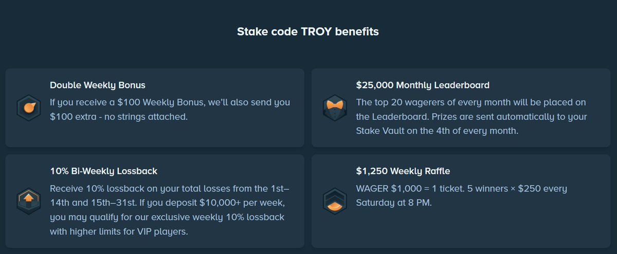 troystakeonkick's tweet photo. If you’re wagering $100K–$1M+ a month on any casino and feel like you’re not getting enough rewards, you’re probably missing out on a lot! 

Code TROY benefits:
- $25,000 Monthly Leaderboard
- Double Weekly Bonus
- 10% Bi-Weekly Lossback
- $1,250 Weekly Raffle

Want access to these rewards? Join my Discord and create a ticket to get set up! 
🔗 https://t.co/6FdIfTwNJL