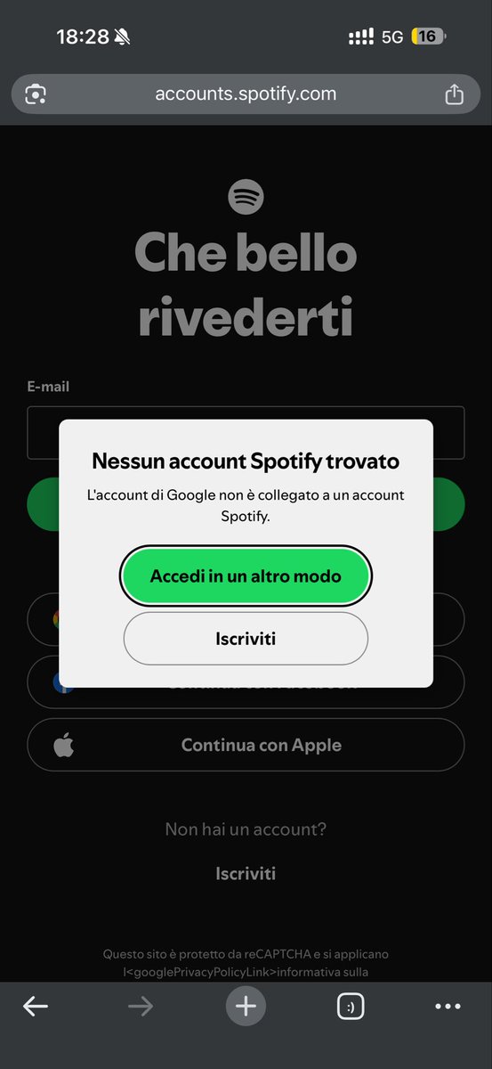 DeadboyAlmighty's tweet photo. @SpotifyCares it says that my mail is not associated but i always had this one https://t.co/egeFzrUzTa