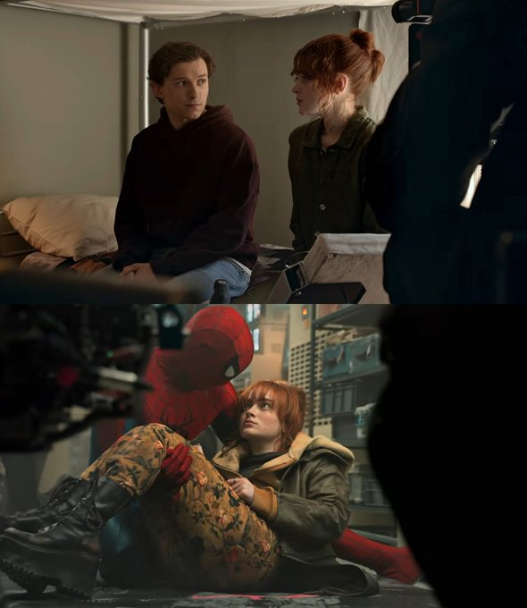 Kayroxw's tweet photo. Tom Holland et Sadie Sink sur le tournage de « SPIDER-MAN: BRAND NEW DAY »

#SpiderMan #SpiderManBrandNewDay https://t.co/jEiswmbxel