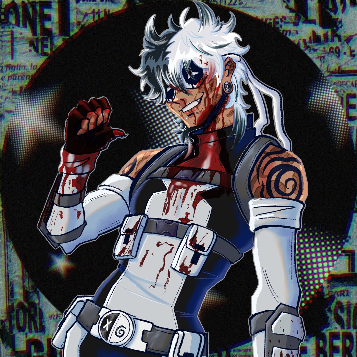 p1zzashiit's tweet photo. LOUPOOL!!!! A much needed update of the hot topic deadpool version.

#poolsona #deadpoolsona #marveloc #loupool #marvel https://t.co/RSqvH9wMu3
