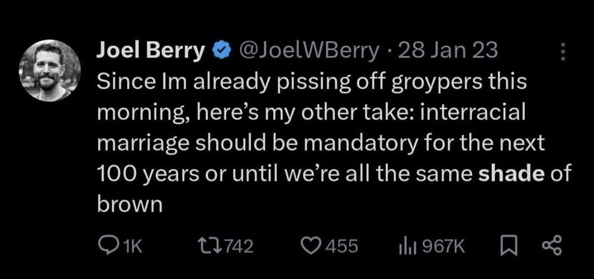 MascMillennial's tweet photo. Your based “colorblind” conservative sir https://t.co/gnnYcOGYvs