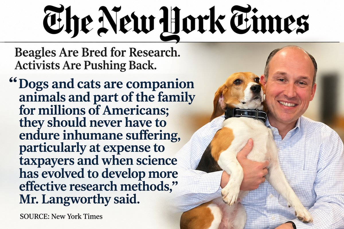 RepLangworthy's tweet photo. Dogs and cats are our family. They should never be tortured in outdated lab tests when modern science offers safer, more effective alternatives. We can use high-tech methods to test medicines and products to best protect people. My bipartisan COMPACT Act helps by ending taxpayer-funded testing.
