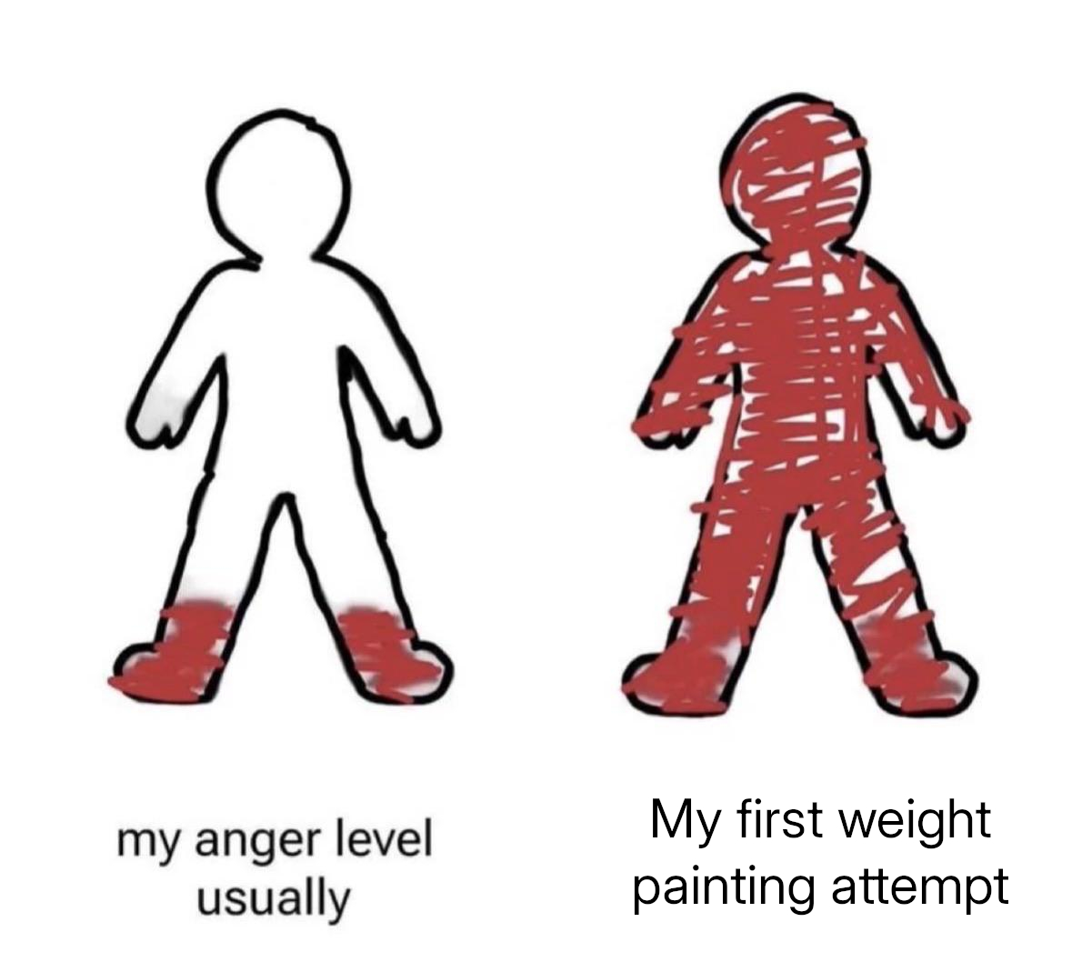 meme_blend's tweet photo. I used to think red means good https://t.co/XZHNf8LUnl