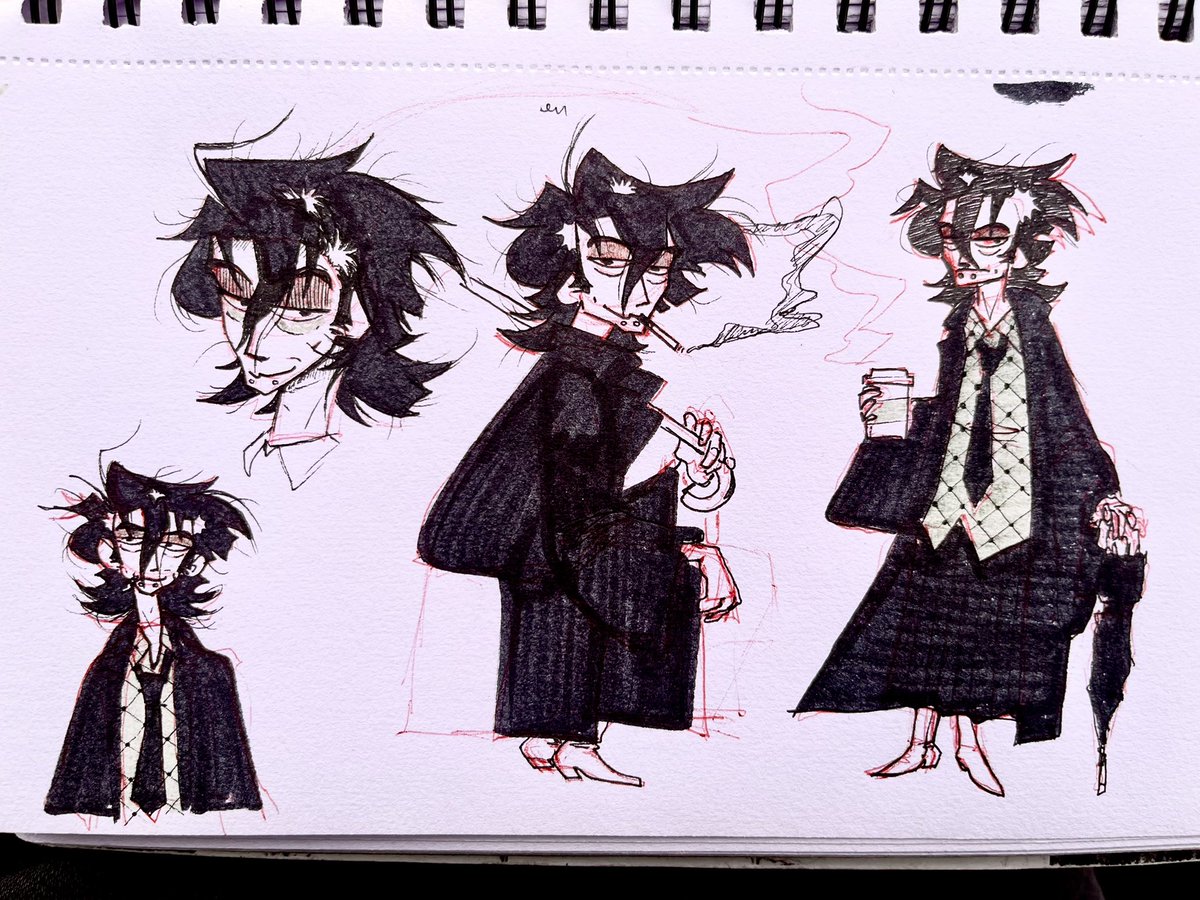 MEGAARN_'s tweet photo. Doodling this dude a little more in class, I think I made him distinct enough
Grunge dilf…. https://t.co/2qETXFi7nk