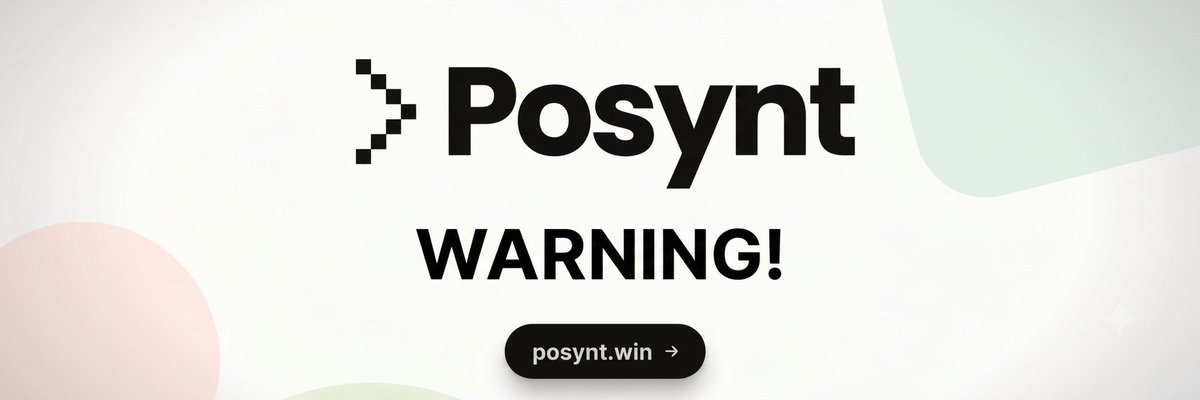 posynt_sol's tweet photo. Please be aware that we have NOT launched yet! 

There are already fake $POSYNT tokens circulating, do NOT buy anything yet.

The official CA will ONLY be dropped on this official X account.

Stay safe, ignore the scams, and turn on notifications! https://t.co/JibSklHEy6
