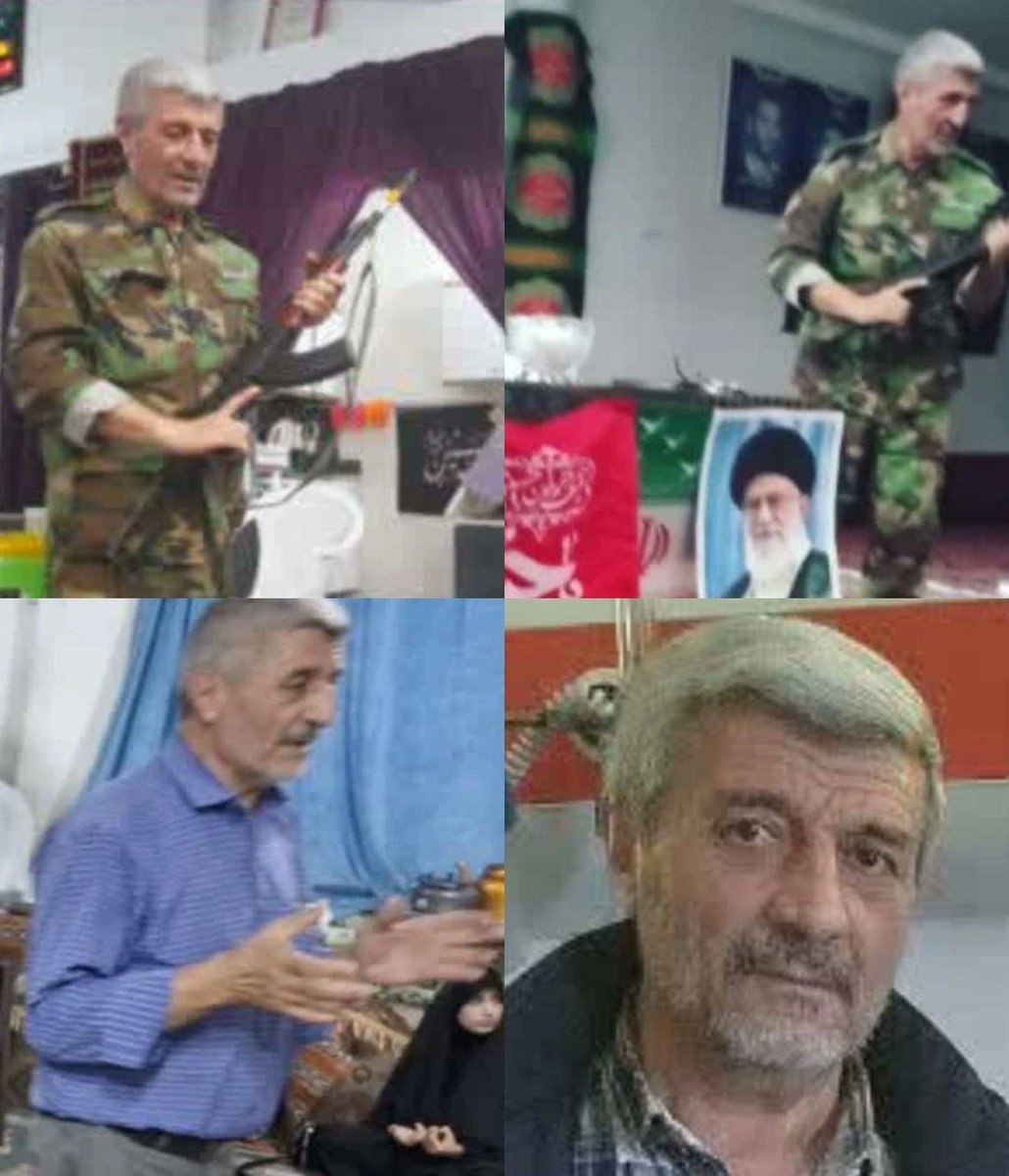 ChalusGuard's tweet photo. #شناسایی شد
مداح سرکوبگر، تروریست سپاه
جواد شورج نیرسی عضو یگان سلیمانی او  شب ۱۹ دی  با سلاح جنگی توسط مردم #چالوس شناسایی شد شرح وظایف یگان او رصد اطلاعاتی تصویر برداری از مردم آموزش مسلحانه در مساجد ایجاد دسته های رزمی از افراد فاسد و مزدور بومی برای سرکوب شهری است. https://t.co/XMTwn4ypQv