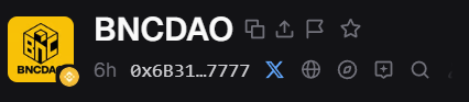 27tipopiski's tweet photo. BNCDAO coin
0x6B3131b25b5230213cd084B0dae07AC0f44B7777
ATH $1.55M
NOW $667K
Cool new coin with potential https://t.co/KTaq10NiWI