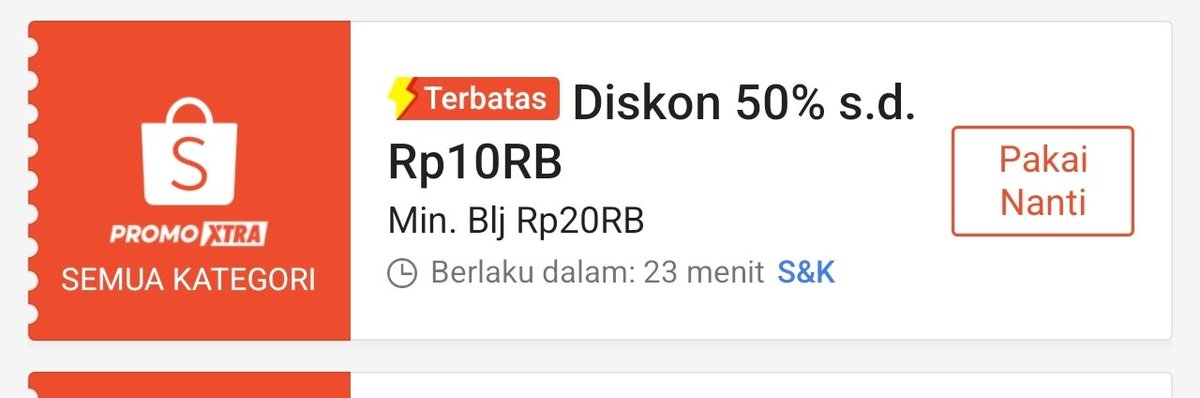kimmyexp's tweet photo. DISKON 50% 10RB ⏱️00:00

Kode: SERBURABU30SEP

📍minbel 20RB
📍berlaku all produk bertanda XTRA
(bisa minyak goreng dll)

Input kodenya disini sekarang:
https://t.co/mv2rbXju6z

bisa minyak gorengg shopeesupermarket
https://t.co/3hQXlIcL4x https://t.co/VhF1IfQKkR