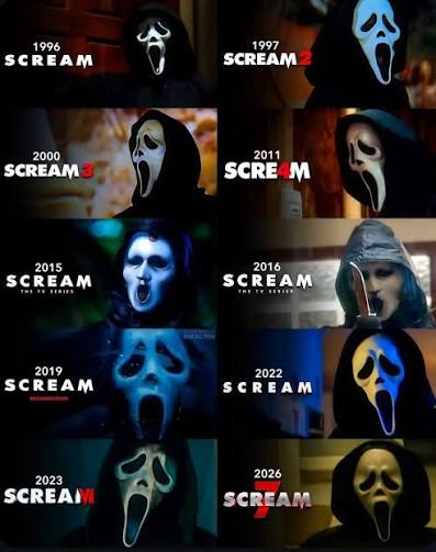 Kayroxw's tweet photo. Pour moi la franchise Scream est juste incroyable 

#Scream https://t.co/Jo1nylJXno