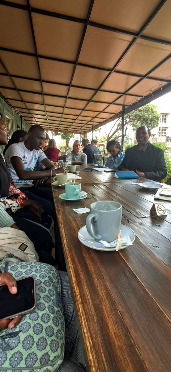 EnvironOdongo's tweet photo. I was pleased to represent the Sewage Diplomacy and @Africa_WaterAmb at a collaborative meeting held at Waitabit Coffee, Nairobi.Our discussions focused on strengthening collaboration between GWWI and GPNM, identifying gaps and opportunities in wastewater and nutrient management https://t.co/tUYITlQ4o2