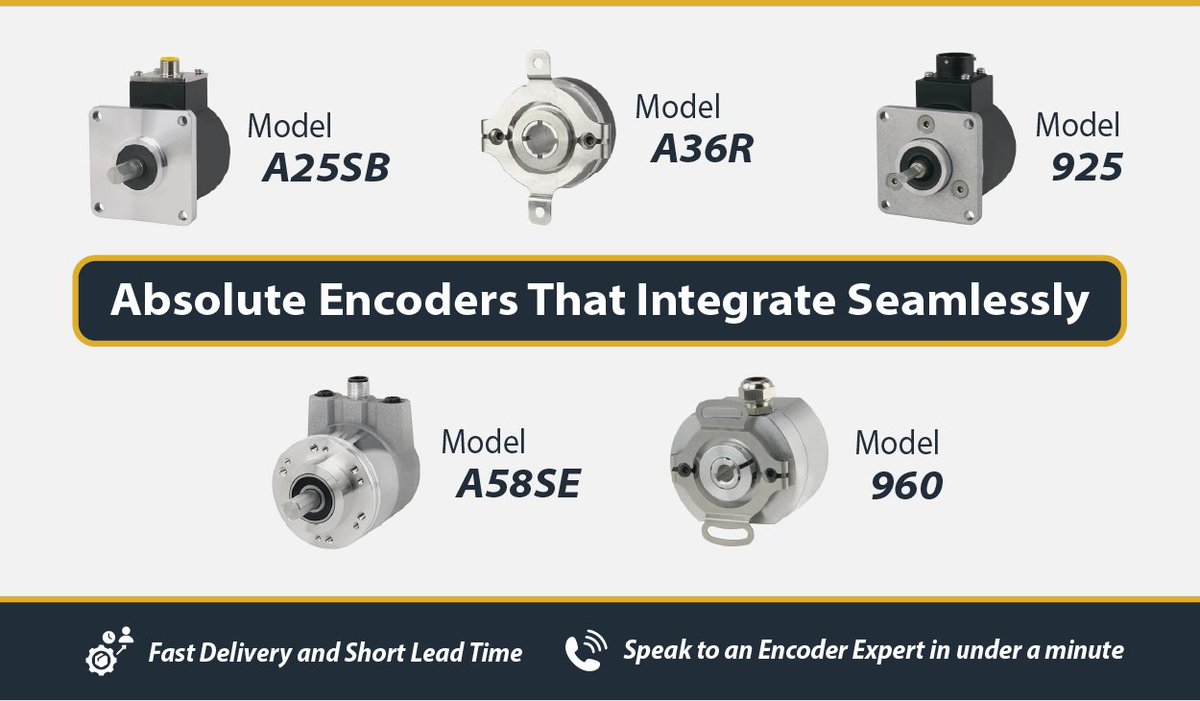 EncoderProducts's tweet photo. Through our partnership with Wachendorff Automation, EPC offers a range of absolute encoder technologies, configurations, and communication options for today's automation applications.

Talk to us!
https://t.co/OZ6bCbhgwI

#AbsoluteEncoders #MotionFeedback #IndustrialAutomation https://t.co/FtozUoQYnL