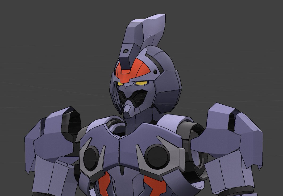 yang_kar0328's tweet photo. 最近全く手つけてないからやばいけど、FreePencilというアドオンでアウトライン出してみた
#Blender #3DCG https://t.co/Olm7QS594V