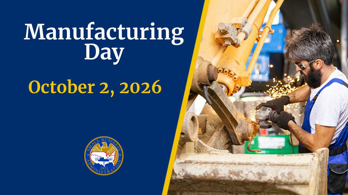 SBAgreatplains's tweet photo. American manufacturing is stronger than ever! 🏭 See how SBA boosts access to capital for makers across KS, MO, IA &amp; NE. Get started: https://t.co/9pfviu1L8G #MFGDay26 #MidwestSmallBiz https://t.co/O1kx9oMyGJ