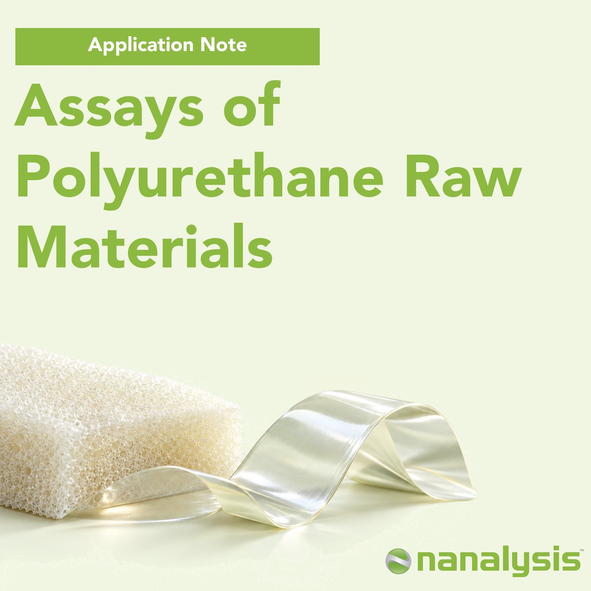 Nanalysis's tweet photo. Polyurethane quality starts with its raw materials. Our application note shows how #benchtopNMR can screen polyols, diisocyanates, catalysts, and additives for properties including purity, composition, and hydroxyl value.

Read the note: https://t.co/tvi07662Lv 
#Polyurethanes https://t.co/SfQ0NLtajB