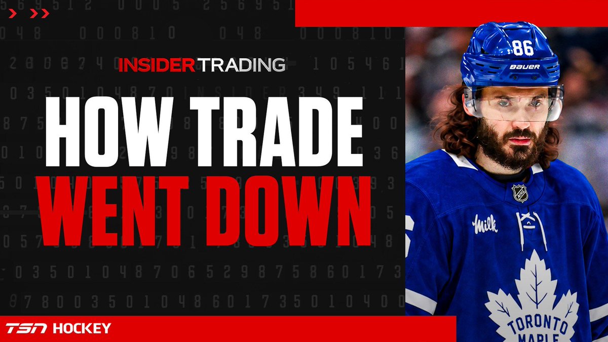 TSNHockey's tweet photo. EARLY TRADING - @DarrenDreger on how the Marchenko trade went down, if he'll play tonight, updates on Hellebuyck/Larkin and new rules/equipment crackdowns: https://t.co/ZRT36C0VMK

Watch an expanded Insider Trading later today on SportsCentre &amp; https://t.co/fEgdezDUaw https://t.co/jcFw5YAoaZ