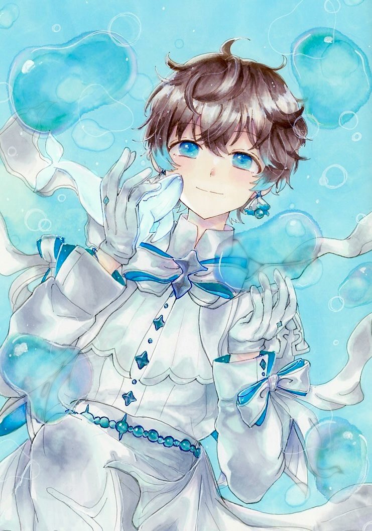 haru8__mitu4's tweet photo. 🐳🫧🩵
 #むねあーと https://t.co/uo5Rgz4OqK