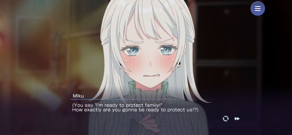 yurilovwr's tweet photo. woah i genuinely didnt expect raika and miku to be this lesbian like im not even gonna be shocked if their future event has them accidentally kissing https://t.co/fXBBU3tTZY