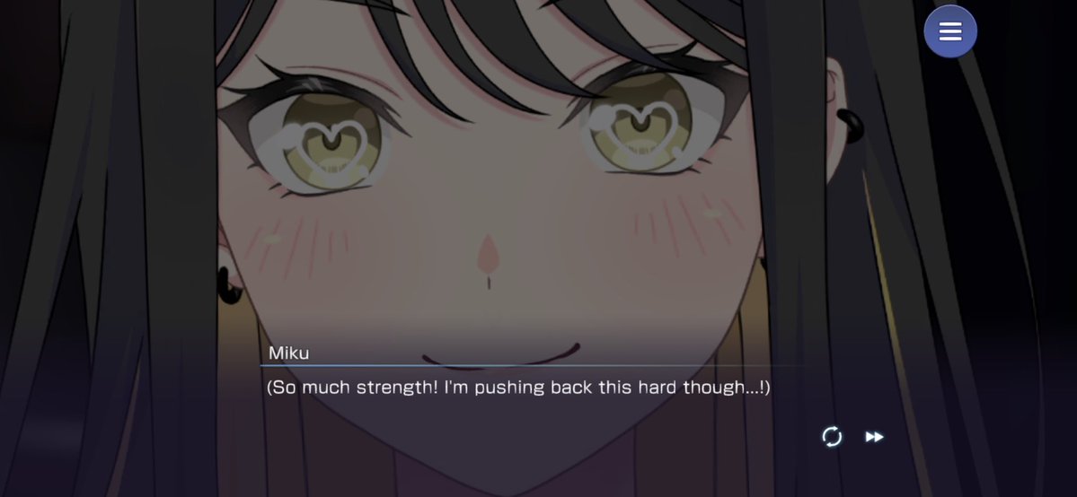 yurilovwr's tweet photo. woah i genuinely didnt expect raika and miku to be this lesbian like im not even gonna be shocked if their future event has them accidentally kissing https://t.co/fXBBU3tTZY