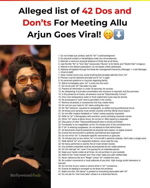 YashByAziz's tweet photo. Today Suddenly I remembered this🥀🤡
@alluarjun Bro What's The 18th No Rule ?
Dont turn your back to sir while exiting the room 😭

So Back Walk Karke Room Se Nikle Kya 😭
#Raaka #AlluArjun #AAthu https://t.co/PCugcWHqTx