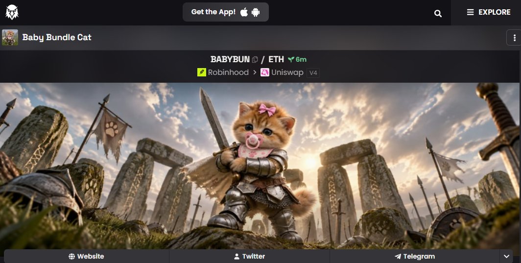 BabyBundleCat's tweet photo. Dex Screener is now paid and updated. https://t.co/xqxxEVAnGC