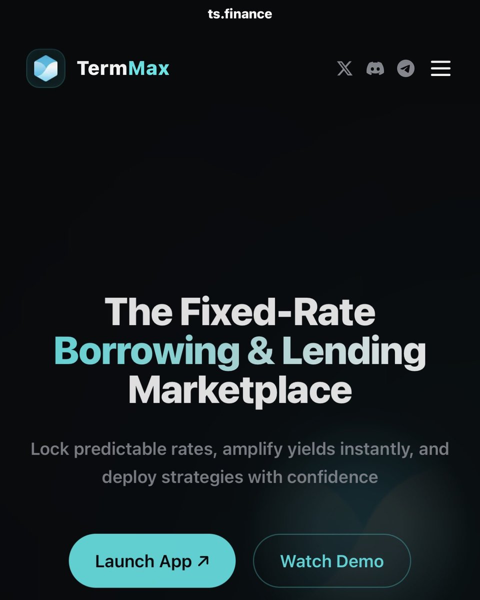 Humane_Martian's tweet photo. Note to self: New #defi app providing interest/loans w/ #Ondo tokenized securities &amp; blue chip #crypto as collateral.

All time low: today.

(Stocks no longer appearing 🤔.)

#termMax #tmx #btc #eth
#google #msft #phizer et al
#institutionalDeFi 🤦🏻 https://t.co/eurgMO2U38