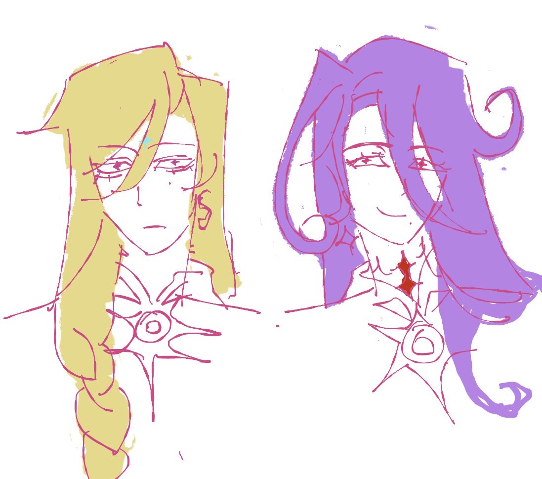 fateshattering's tweet photo. the thought of vedrfolnir and hroptatyr looking like each other but inverted was tickling me sorry https://t.co/Ya3mQ5agLJ