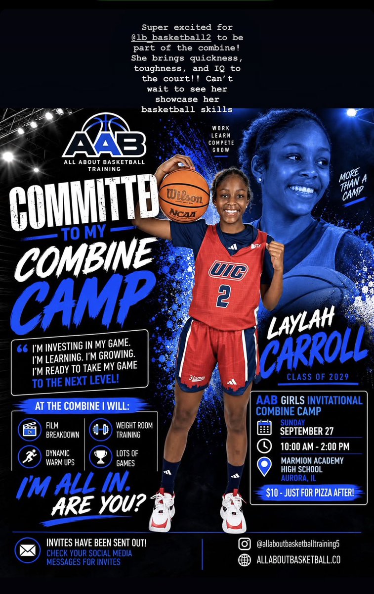 Laylah_Carroll2's tweet photo. Thank you Prep for recognizing me as one of the Too Guard at the invite-only AAB combine and for the write-up. I will continue working hard. https://t.co/pKIbPW8nDu