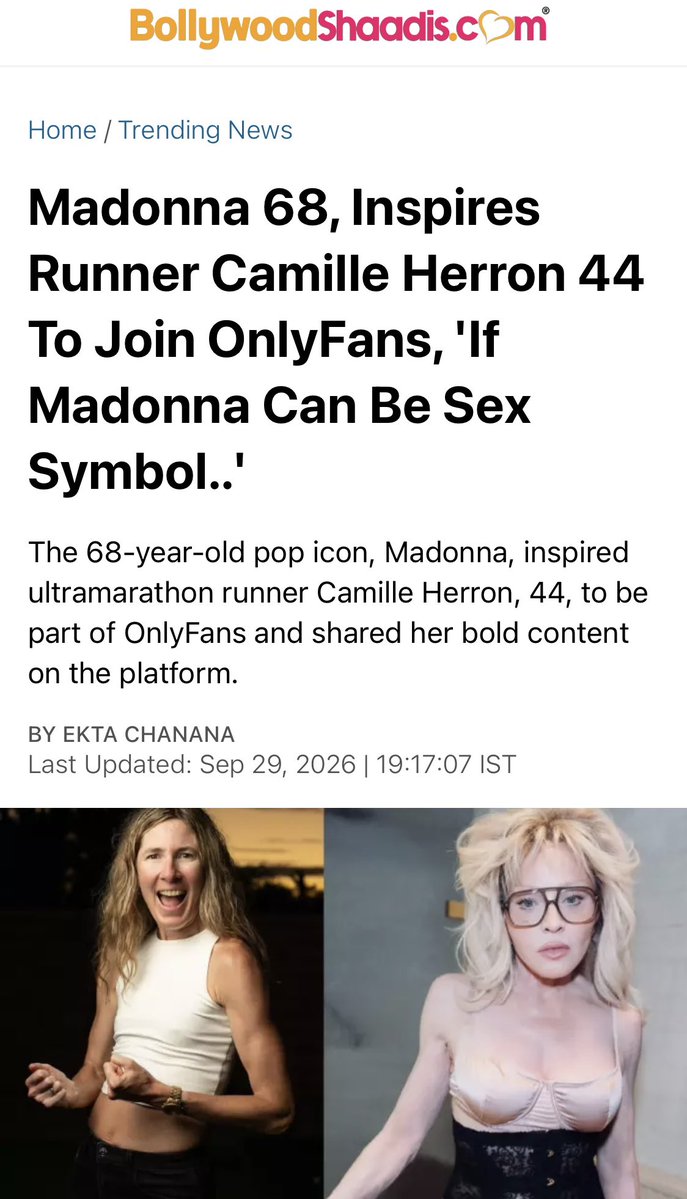 Camille Herron Madonna era