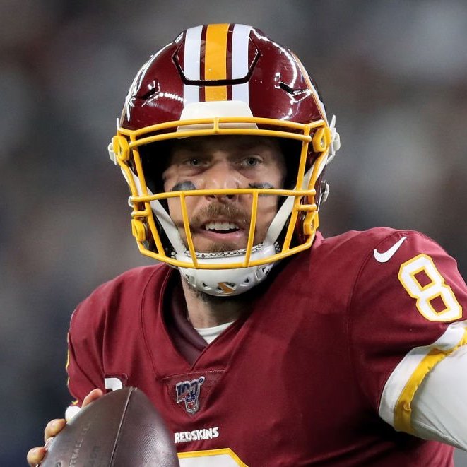 QBgami's tweet photo. Fun fact: Case Keenum was the starting QB for the final games of both the St. Louis Rams (Jan 3, 2016) AND Washington Redskins (Dec 29, 2019). https://t.co/7owZS5xYtV