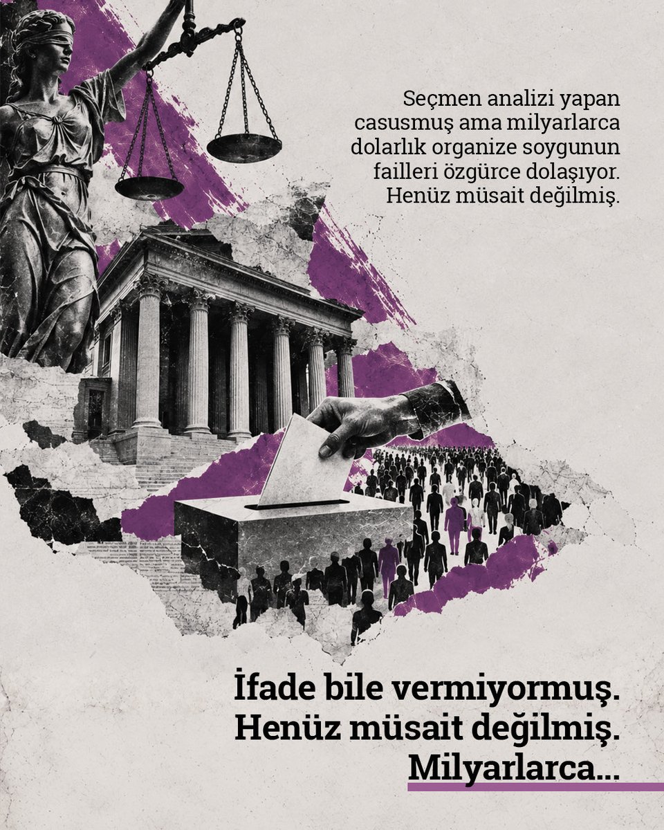 CA_iletisim's tweet photo. “Gerçeği söyleyenlere karşı kullanılan yöntemlerden biri de seslerini duyurabilecekleri mecraları kapatmak. 

Şimdi onu yürütüyorlar. Mecraları kapatıyorlar. Ben alışığım, sosyal medyamın, hesabımın defalarca kapatıldığını biliyorsunuz. 

Yayınlanmamış kitabım toplatıldı ya! 16 polis memuruyla yayınlanmamış kitabın daha baskıya girmeden matbaası basıldı ya! 

Çünkü bu iktidar için en büyük tehlike, seçmen analizi değil, gerçeğin görülmesidir, gerçeğin! 

En büyük tehlike! En büyük casusluk veri toplamak değil, onları ifşa etmektir! 

Onları ifşa ettin mi casussun sen!”

📍 Silivri / Casusluk Davası