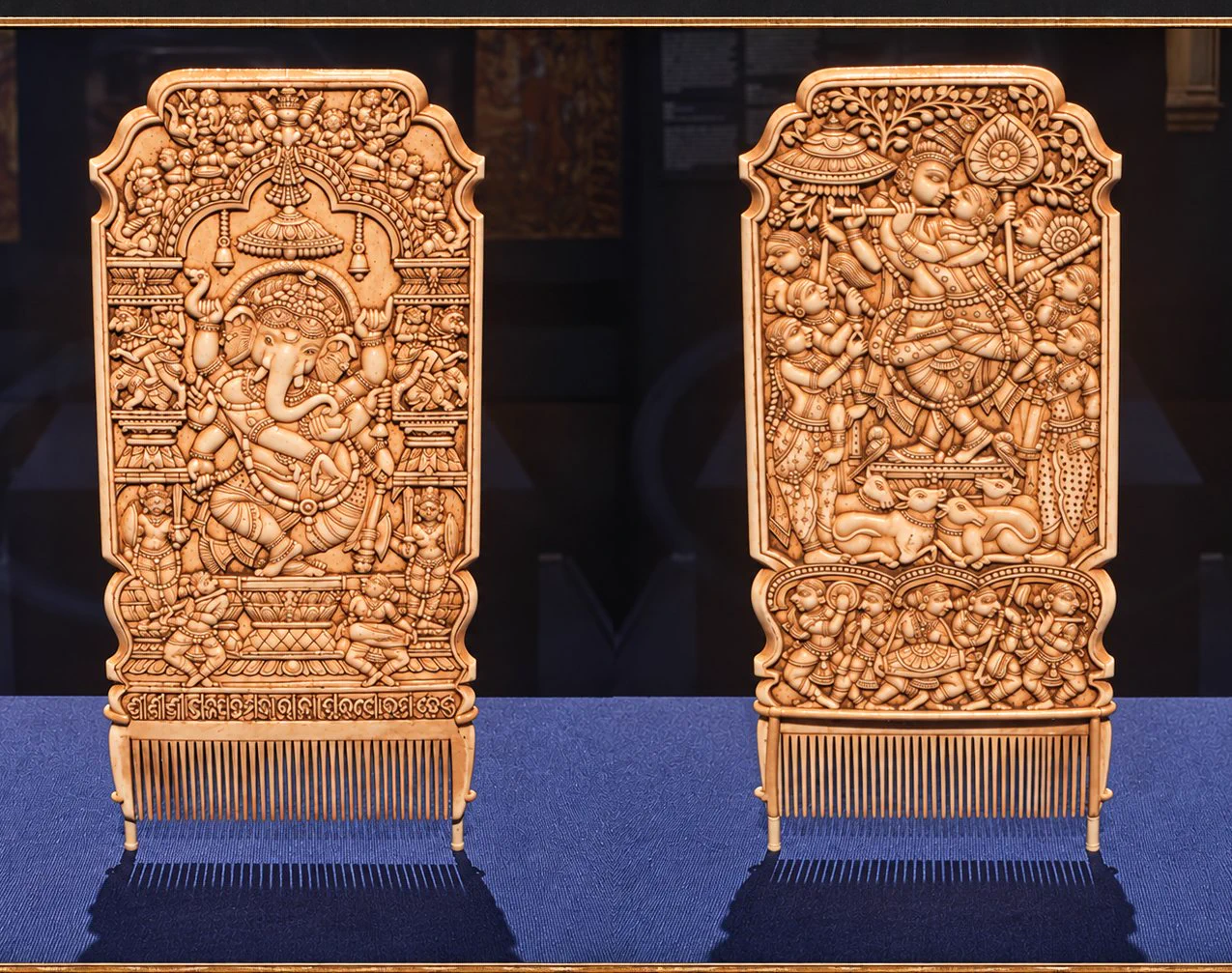 Subroto Bagchi on X: "I saw this amazing artifact, ivory comb with ...