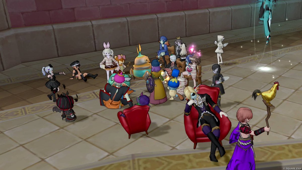dq10hass's tweet photo. こんな時間からなんか後ろで始まってます　
そんなことより6日からプレイベ参戦するみたいです僕 https://t.co/wW9fwoC9Eq