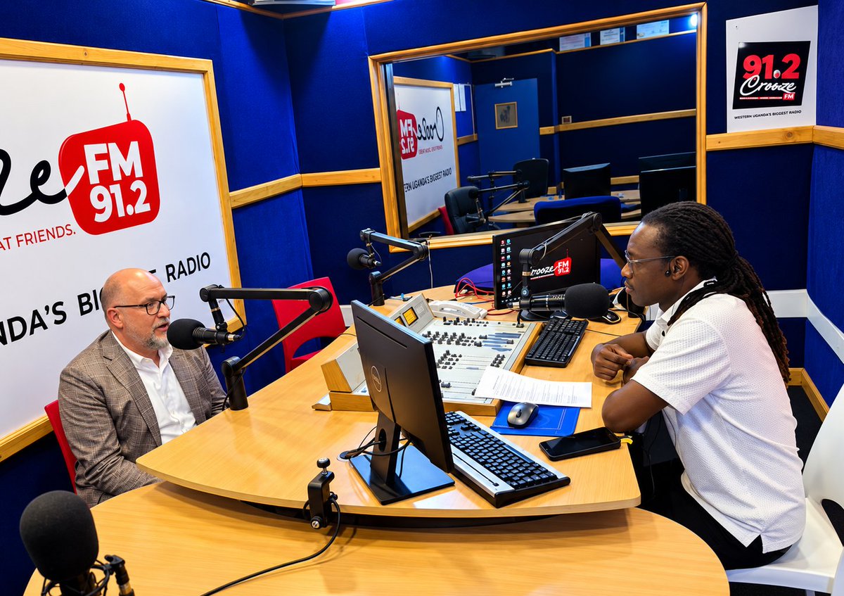 912CroozeFM's tweet photo. TODAY ON CROOZE FM | THE US 🇺🇸 - UGANDA 🇺🇬PARTNERSHIP IN WESTERN UGANDA

Today, 91.2 Crooze FM hosts the Chargé d’Affaires from the @USEmbassyUganda in Uganda for a special conversation from Mbarara on how U.S.-Uganda cooperation is creating opportunities and partnerships across the region.

We explore opportunities for young people and students, including U.S. exchange and study programmes, and how exchange alumni are using their experiences to drive innovation and entrepreneurship back home.

How can the US-Uganda partnership translate into real opportunities for the people, young innovators, and businesses of Western Uganda?

📻 Tune in to 91.2 Crooze FM – Western Uganda’s Biggest Radio | Stream: https://t.co/iuNb8dZzZY

#CroozeFM
#Mbarara
#USUganda