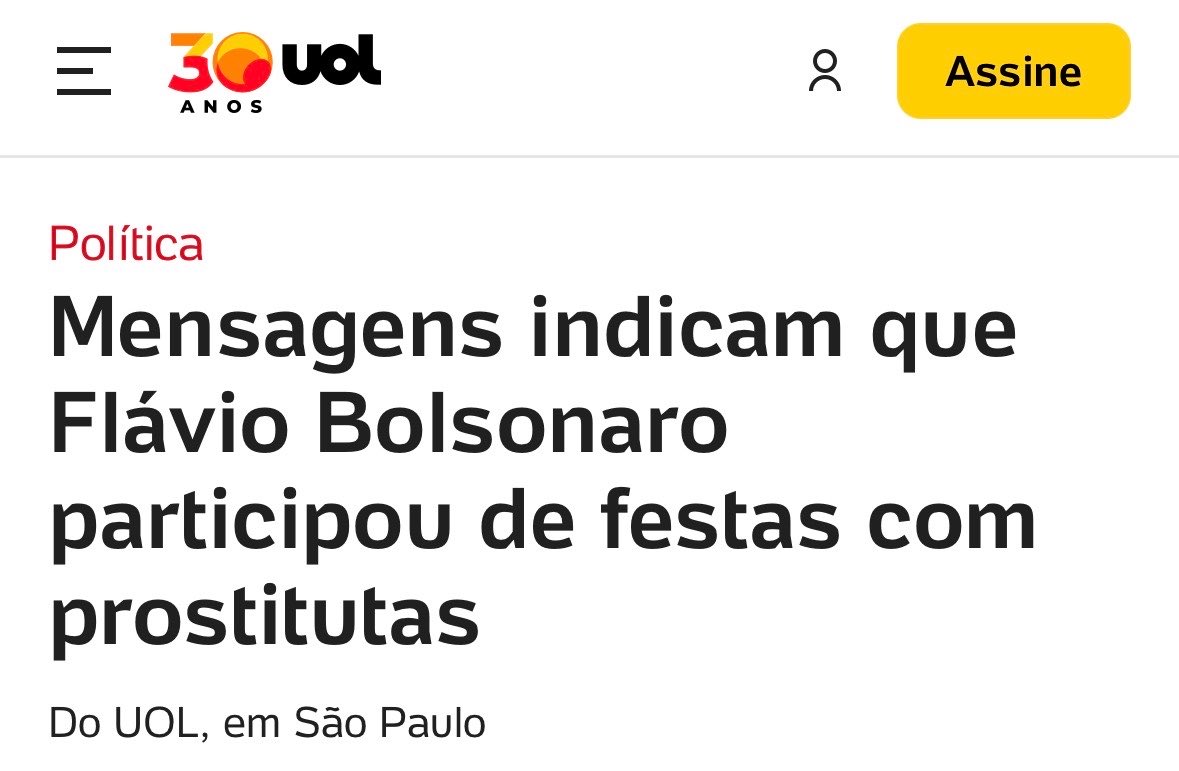 GuilhermeBoulos's tweet photo. O cinismo de Flavio Bolsonaro é inacreditável. De dia, faz discurso de defensor da família e da moral cristã. De noite…

“Vc e mais 3 meninas. Só preciso confirmar a data e horário com os amigos. Precisa ser tudo sigiloso. Pois nessa época de eleição tá Fodaaaa", escreveu o sócio de Flavio Bolsonaro a uma cafetina.