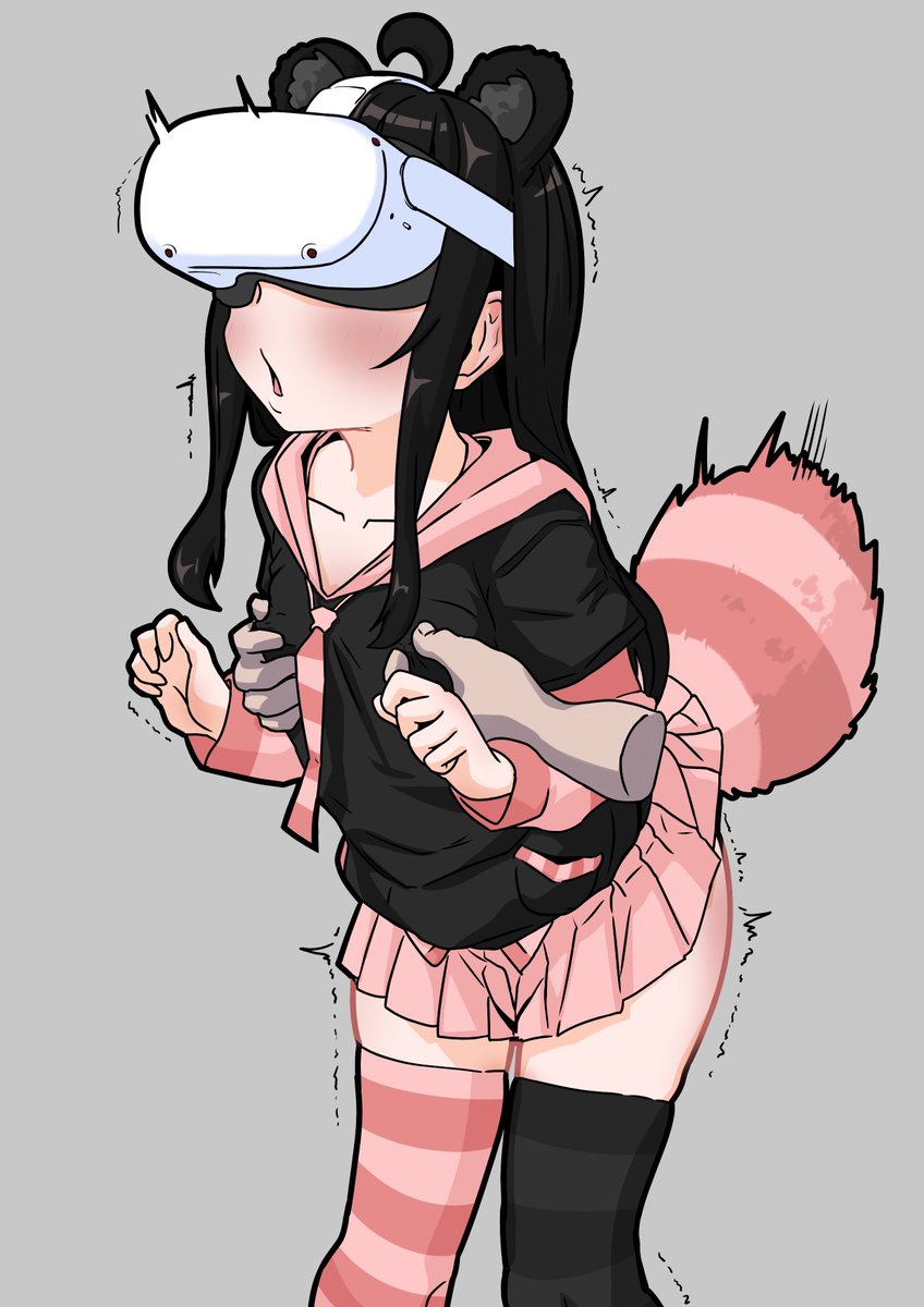 saladoijipickle's tweet photo. 와 VR 진짜 실감난다 진짜 꼬집는거 같잖아 #raccoon_art https://t.co/vVSyFJbKP5