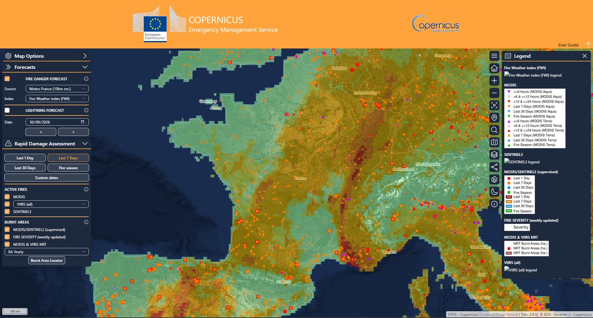 RCN_Dordogne's tweet photo. ℹ️ [PREVENTION]

🔥 Estimation* du risque #FeuxDeForêt (#IFM) par massif forestier en #Dordogne pour 24h du 29 au 30/09/2026 à 18h (16h UTC)
+ Météo des forêts Météo-France pour 48h.
#FDF2026 #EFFIS #DFCI

📲💻 Toutes vos infos : https://t.co/XXSZdJi8gq

* https://t.co/uwhaiV1eES https://t.co/nQI6vMin3E