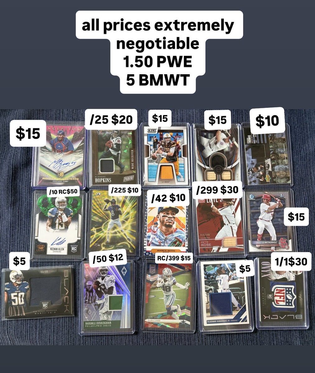 pfistcards's tweet photo. @ILOVECOLLECTING EJ, Blue Amon Ra and Mullins auto gone https://t.co/Zli1JcxZDB