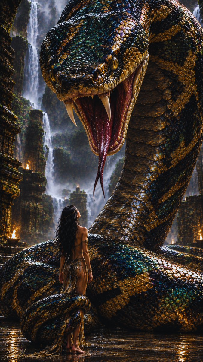 DemiGoddessAI's tweet photo. QT with your Snake art

"No Fear. No Turning Back."
-Goddess https://t.co/2405OvDLCu