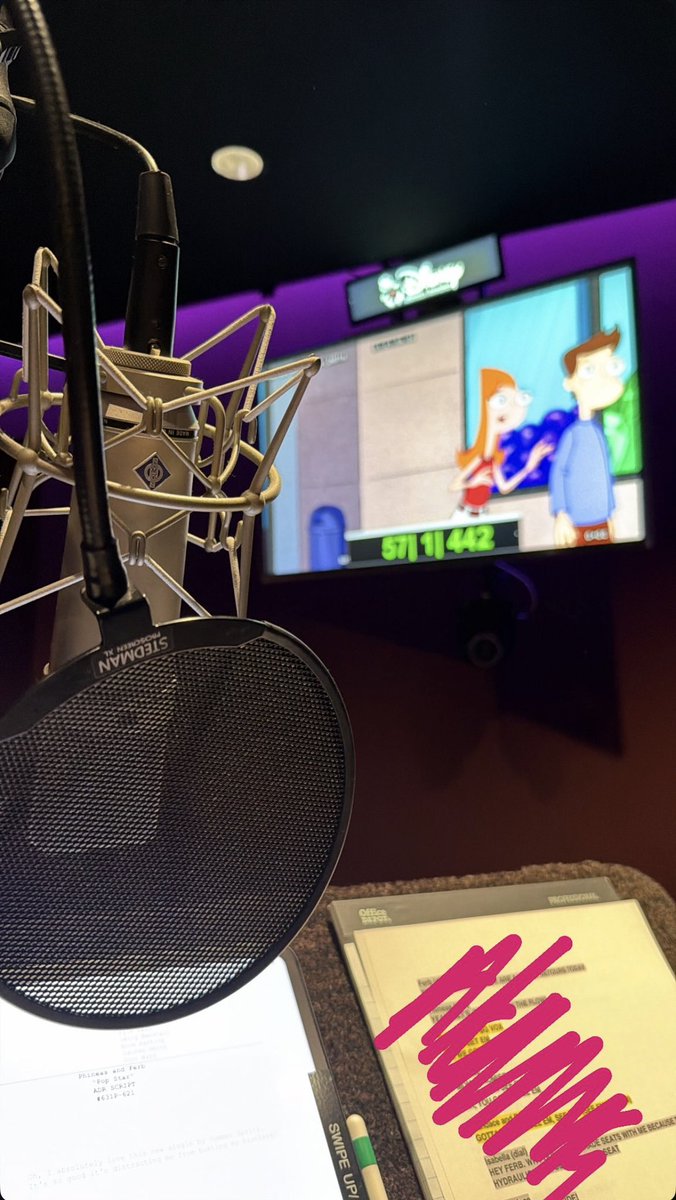 DisneyBeat101's tweet photo. Ashley Tisdale teases new Phineas and Ferb in an Instagram story. https://t.co/Cb2fqcbWES