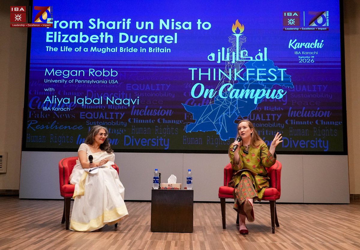 ibakhiofficial's tweet photo. ThinkFest at IBA: Where Critical Conversations Begin  

IBA Karachi welcomed leading academics and policymakers for ThinkFest on Campus, where three academic panels and one policy panel explored important academic and policy issues. The discussions encouraged critical thinking, diverse perspectives, and an exchange of ideas, organized by the IBA School of Economics & Social Sciences (SESS).

#IBAKarachi #SESS #ThinkFest #Policy #Ideas #Leadership #Excellence #Impact