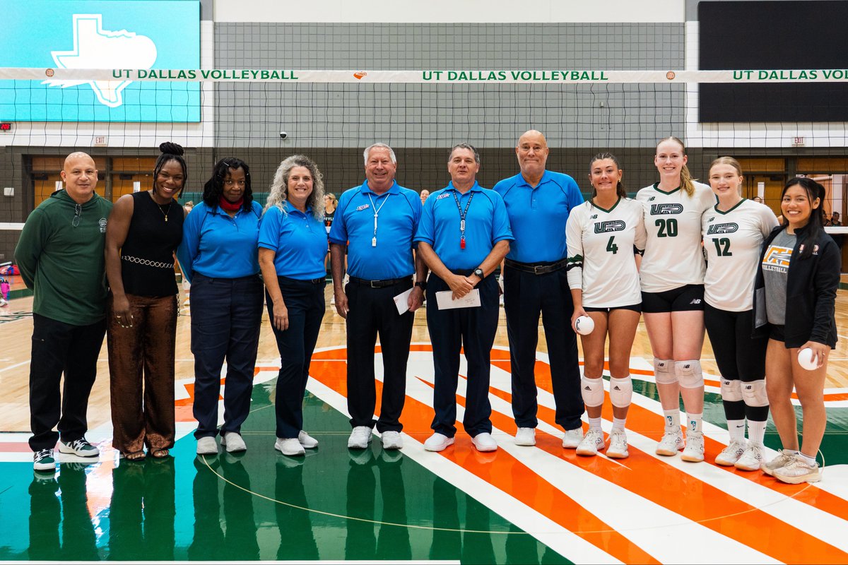 UTDallasVB's tweet photo. This past weekend, we celebrated #OfficiationWeek2026 

We are grateful for every official and those who make the game happen! 

#Whoosh https://t.co/llRobomGq2