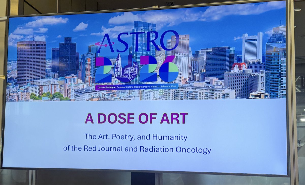 brachyexpert's tweet photo. My favourite session so far at #ASTRO26 important for us and our patients to stop for a moment and introduce art into our lives with great respect to the @IJROBP for developing this https://t.co/xIcuC3RFbz
